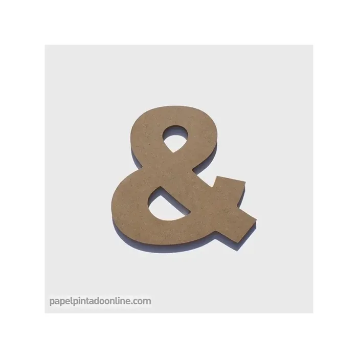 Letra de Madera &