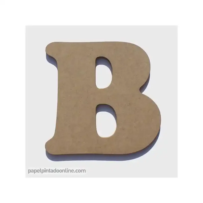 Letra de Madera B