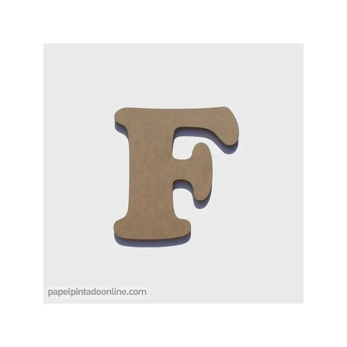 Letra de Madera F