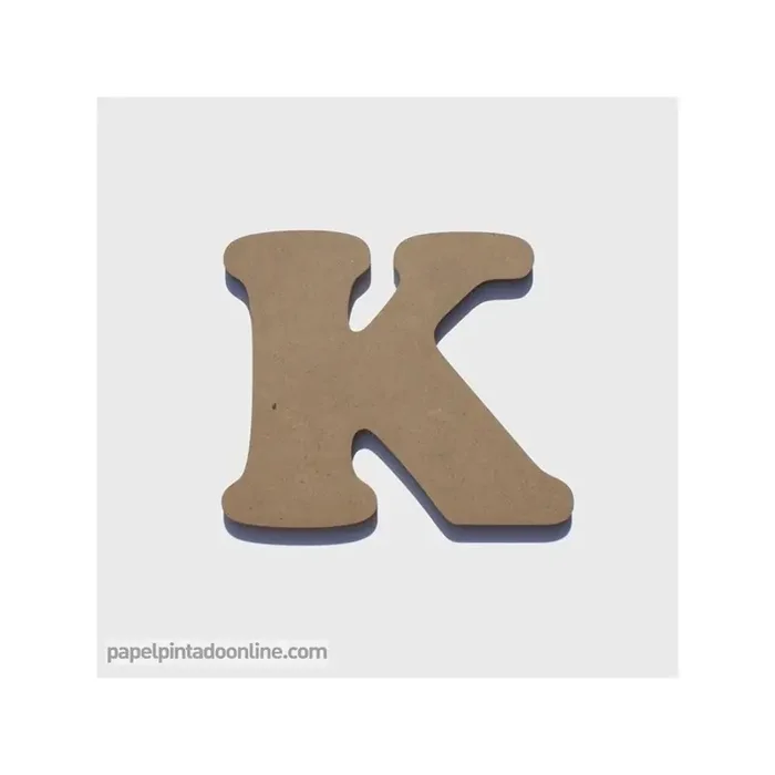 Letra de Madera K