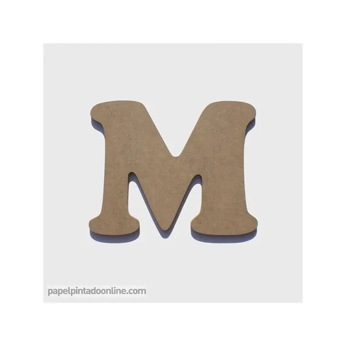 Letra de Madera M