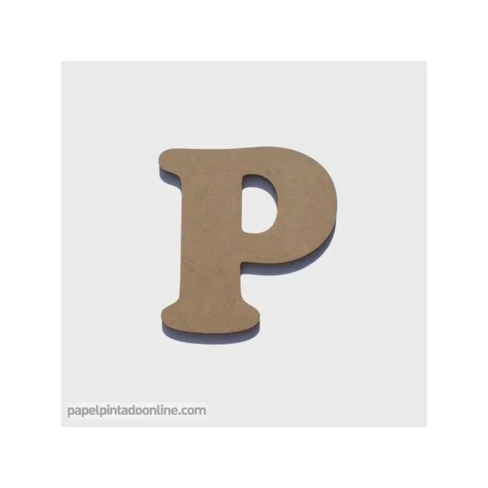 Letra de Madera P