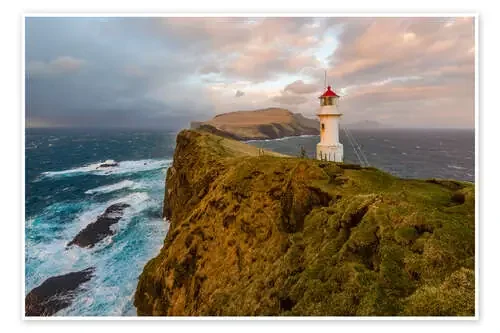 Lighthouse in the storm de Denis Feiner