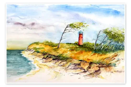 Lighthouse on the Darss de Brigitte Dürr