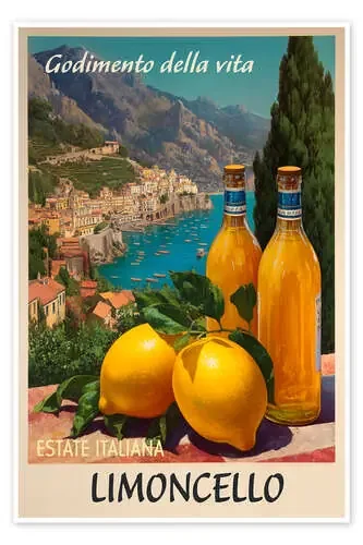 Limoncello Retro Art de Thomas Klee