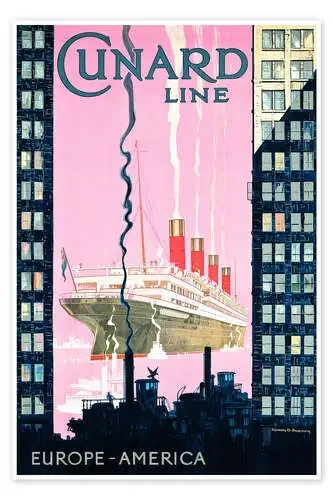 Línea Cunard de Kenneth Shoesmith ARTOTHEK