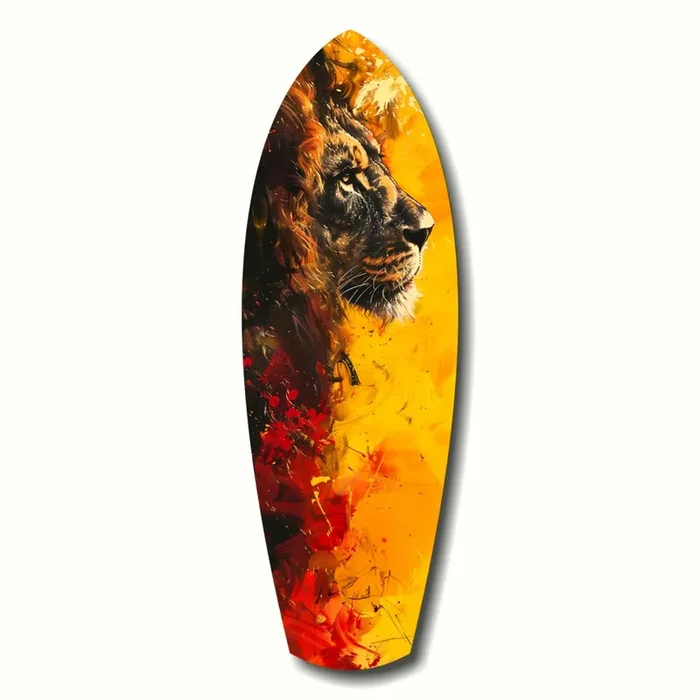 Lion Pride V2 Glass Wall Art – 12 » X 35 «