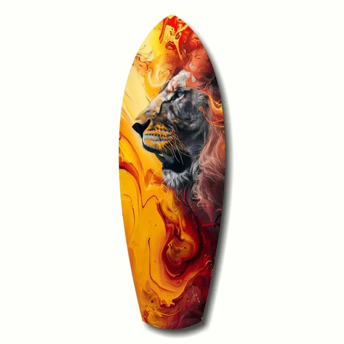 Lion Pride V7 Glass Wall Art – 12 » X 35 «