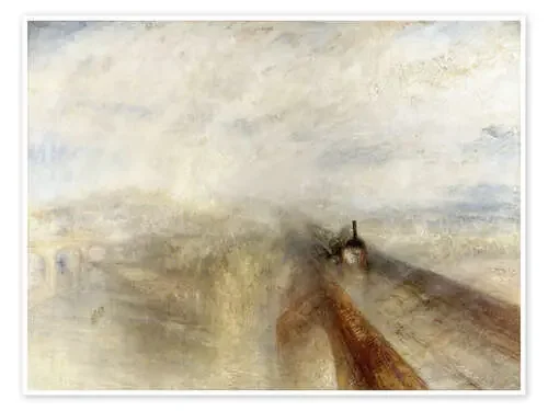 Lluvia, vapor y velocidad de Joseph Mallord William Turner Master Collection