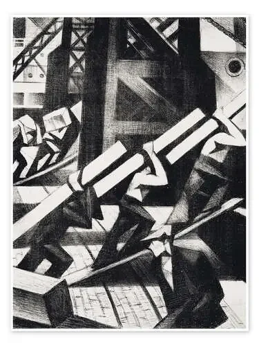 loading the ship de Christopher Nevinson Master Collection