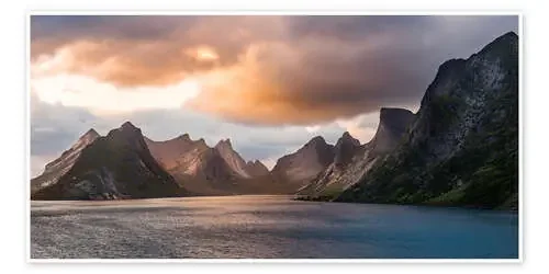 Lofoten Evening Atmosphere, Moskenes, Reine, Norway de Markus Ulrich
