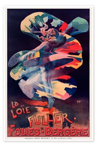 Loïe Fuller – Folies Bergére de Vintage Advertising Collection Master Collection
