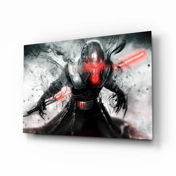 Lord Starkiller Glass Wall Art – 28.5 » x 18 «
