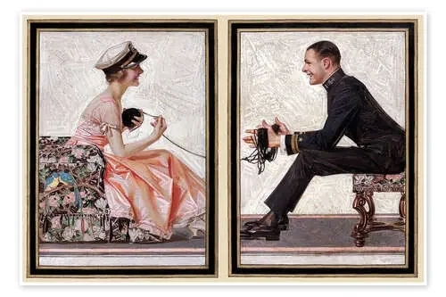 Los enamorados de Joseph Christian Leyendecker Master Collection