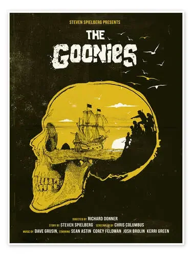 Los Goonies de Golden Planet Prints