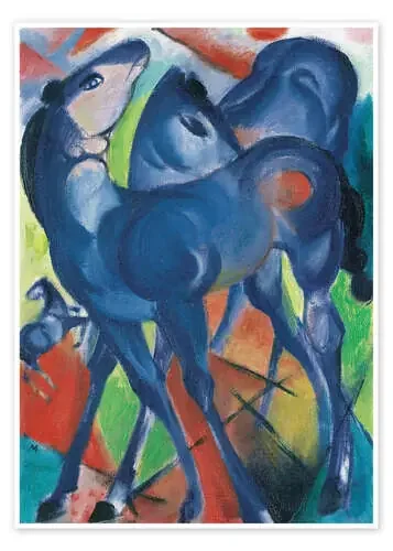 Los potros azules de Franz Marc Master Collection