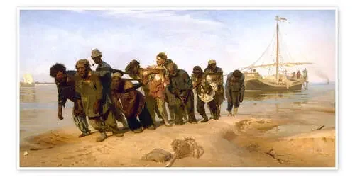 Los sirgadores del Volga de Ilya Efimovich Repin Master Collection