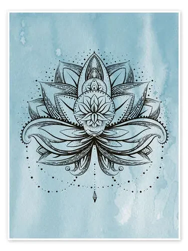 Lotus Zen acuarela Editors Choice