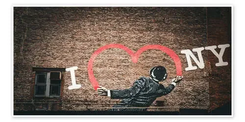 Love New York Grafitti de Flo Klein