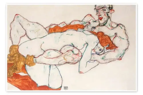 Lovers de Egon Schiele akg-images