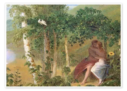 Lovers, detail from The Summer de Caspar David Friedrich ARTOTHEK