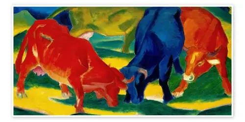 Luchando contra las vacas de Franz Marc ARTOTHEK