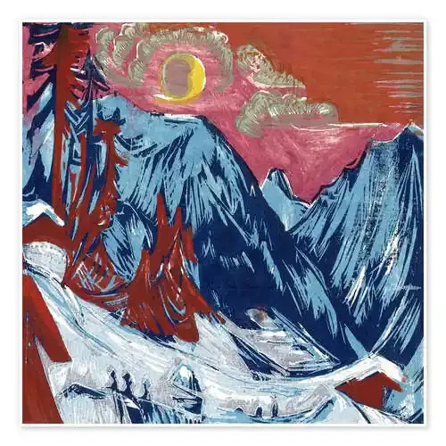 Luna de invierno de Ernst Ludwig Kirchner Master Collection