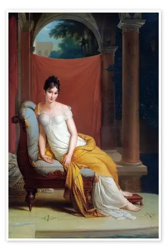 Madame Recamier de Alexandre Evariste Fragonard Master Collection