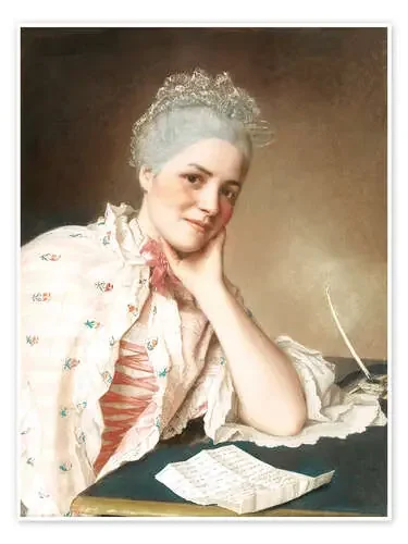 MADEMOISELLE LOUISE JACQUET de Jean Etienne Liotard Master Collection