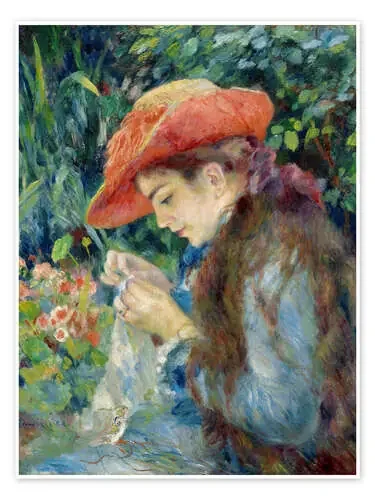 Mademoiselle Marie Therese de Pierre-Auguste Renoir Master Collection