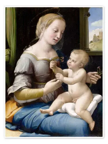 Madonna and child de Raffael Master Collection
