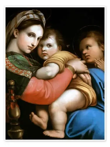 Madonna della Sedia de Raffael akg-images