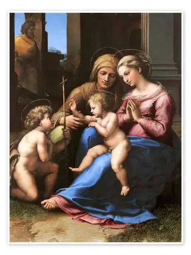 Madonna of Divine Love de Raffael Master Collection