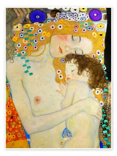 Madre con hijo (detalle) II de Gustav Klimt Master Collection