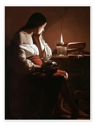 Magdalena con la llama humeante de Georges de la Tour Master Collection