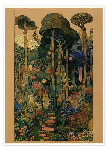 Magic Gardens – Collage II de Mariusz Flont