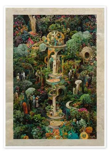 Magic Gardens – Collage III de Mariusz Flont