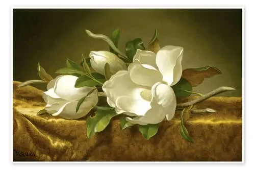 Magnolias doradas de Martin Johnson Heade Master Collection