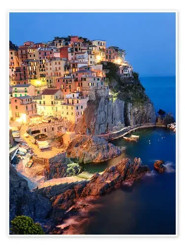 Manarola in the evening de Matteo Colombo