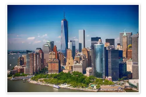 Manhattan Skyline on a summer afternoon Editors Choice