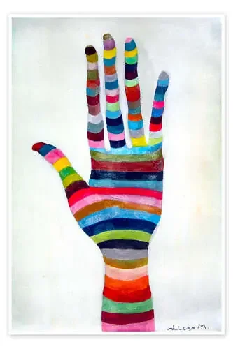 Mano arcoiris de Diego Manuel Rodriguez