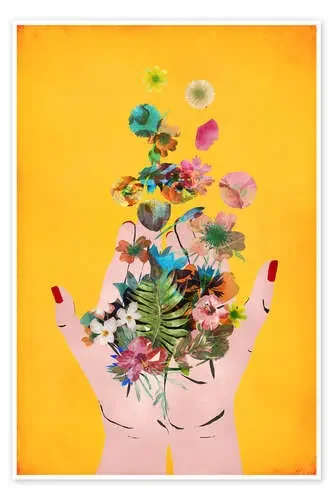 Manos de Frida, amarillo de treechild