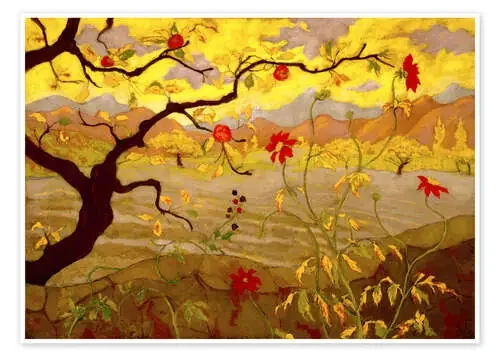 Manzano con frutos rojos de Paul Ranson Master Collection