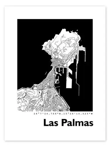 Mapa de La Palma de 44spaces