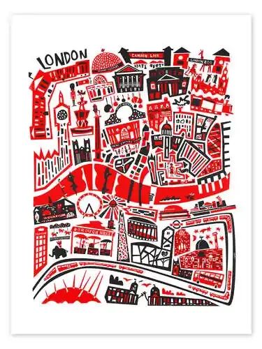 Mapa de Londres de Fox & Velvet