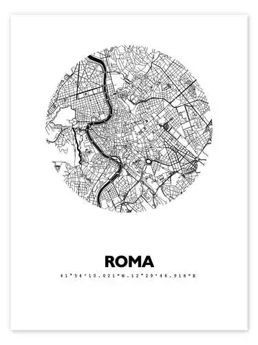 Mapa de Roma, círculo de 44spaces