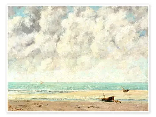 Mar en calma de Gustave Courbet Master Collection