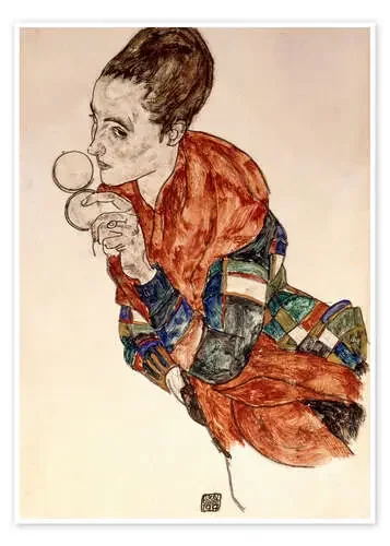 Marga Boerner with powder box de Egon Schiele akg-images