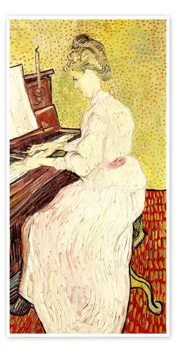 Marguerite Gachet at the piano de Vincent van Gogh akg-images