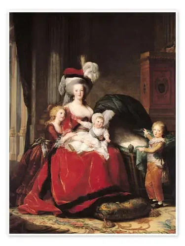 Marie Antoinette and Her Children de Elisabeth Louise Vigee-Lebrun Bridgeman Images